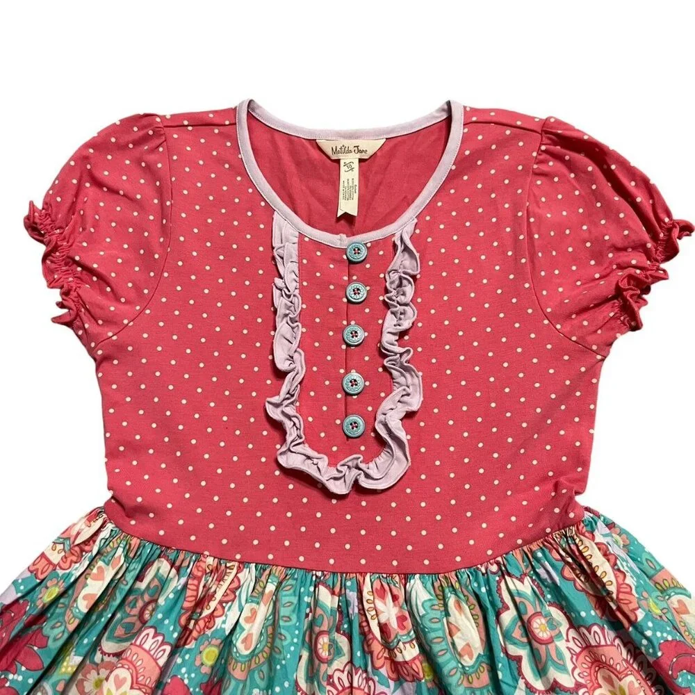 Matilda Jane 10Y Wonderment Pretty In Patterns Dress